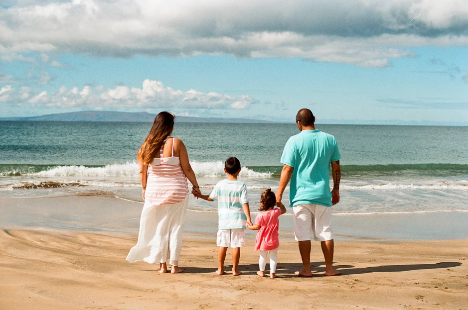Family Portraits on Sugar Beach, Maui