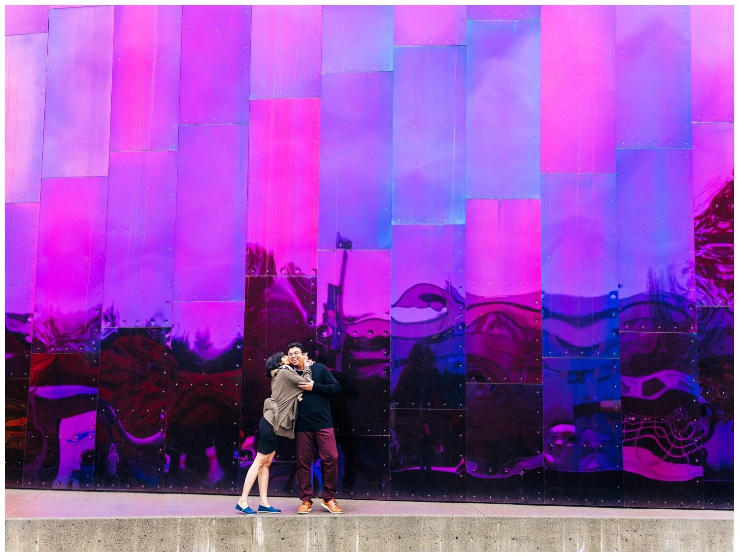 Chihuly Garden and Glass and Seattle Center Maternity Portraits