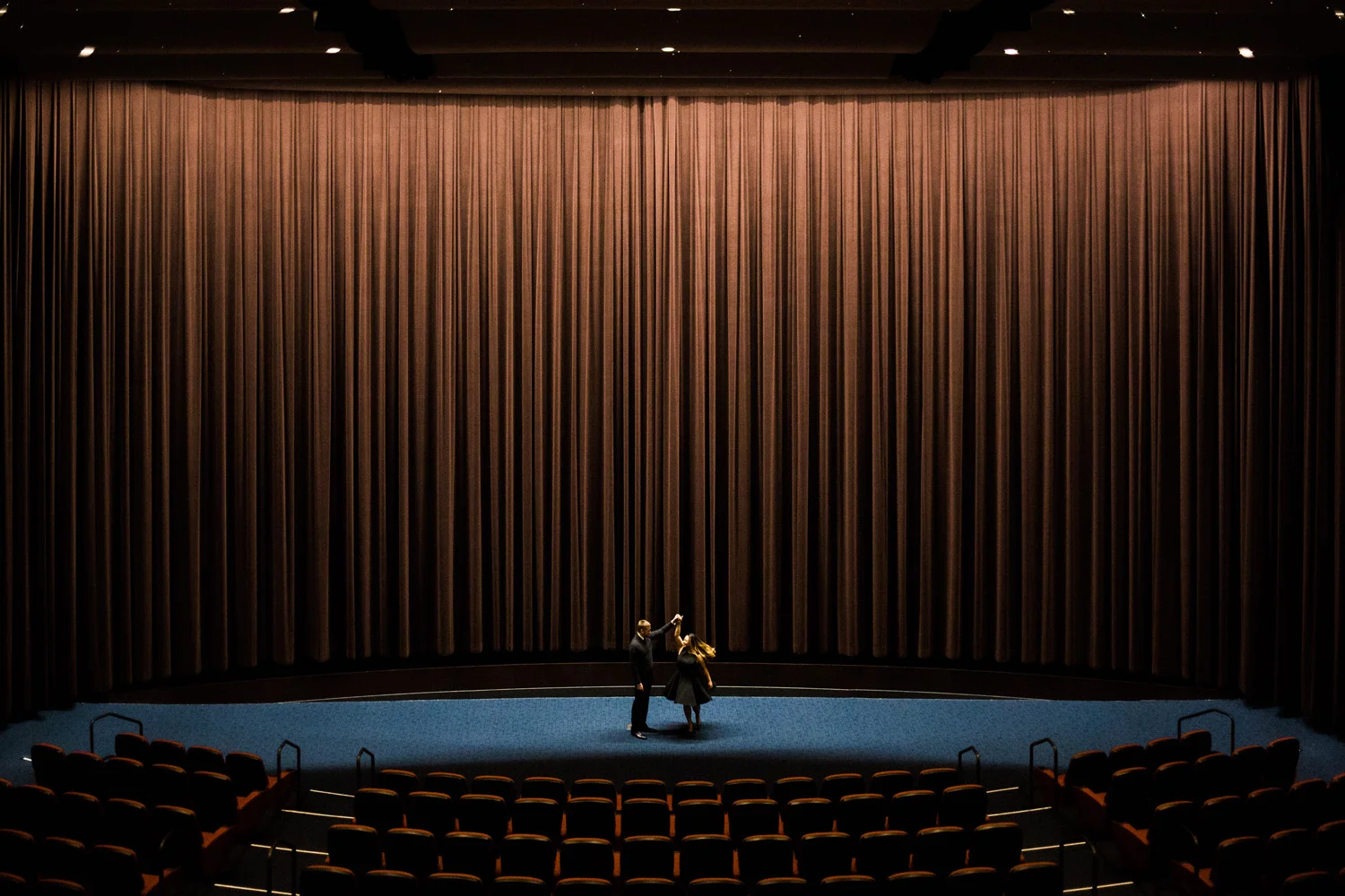 Seattle Cinerama Theater Engagement Photography