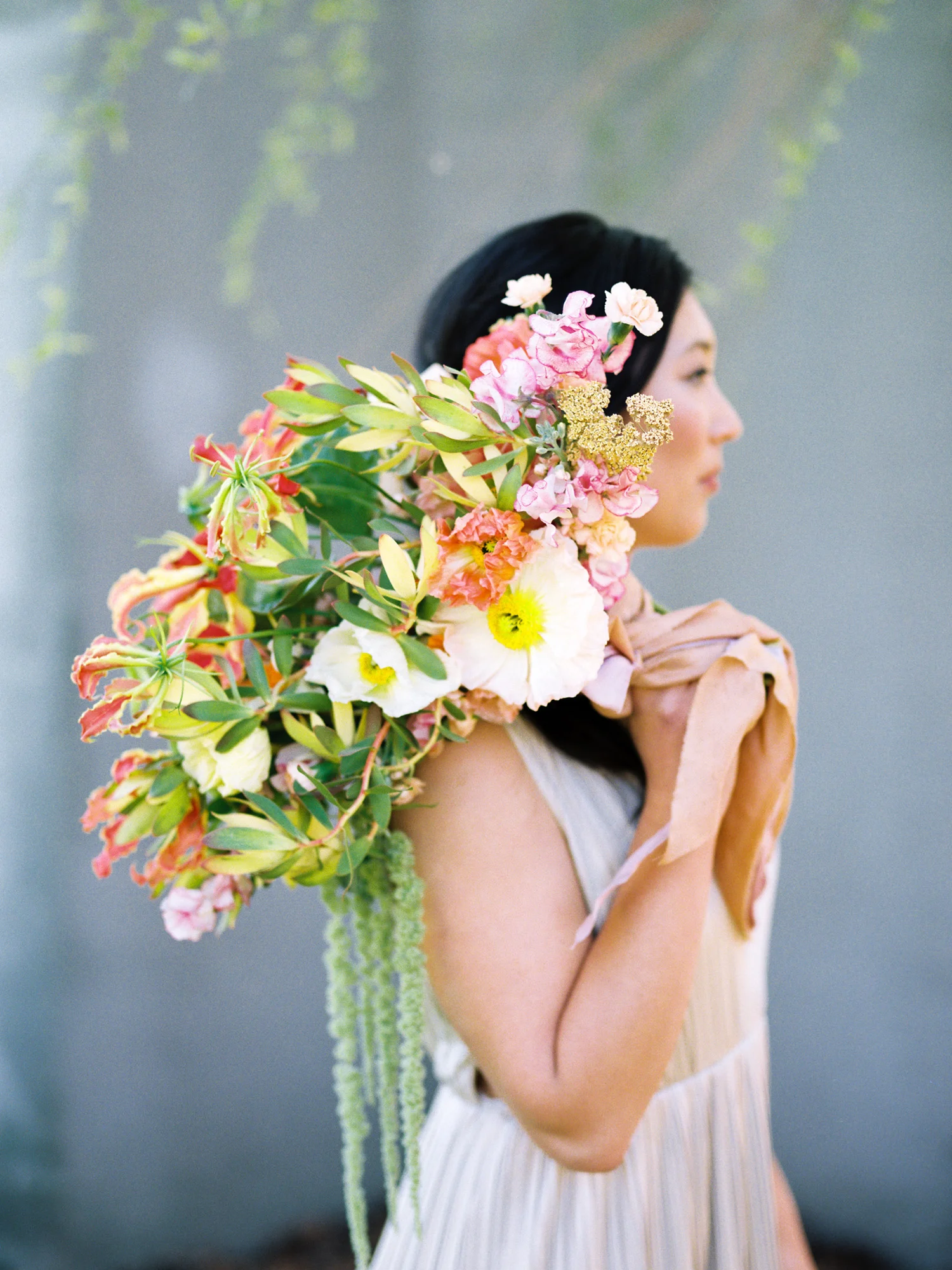 Colorful Tropical Floral Editorial with Ponderosa and Thyme in Portland