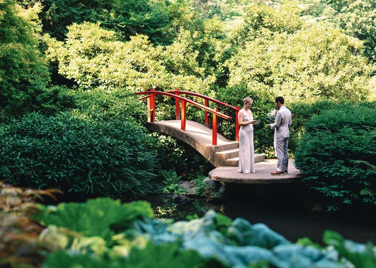 Intimate Seattle Elopement at Kubota Japanese Gardens
