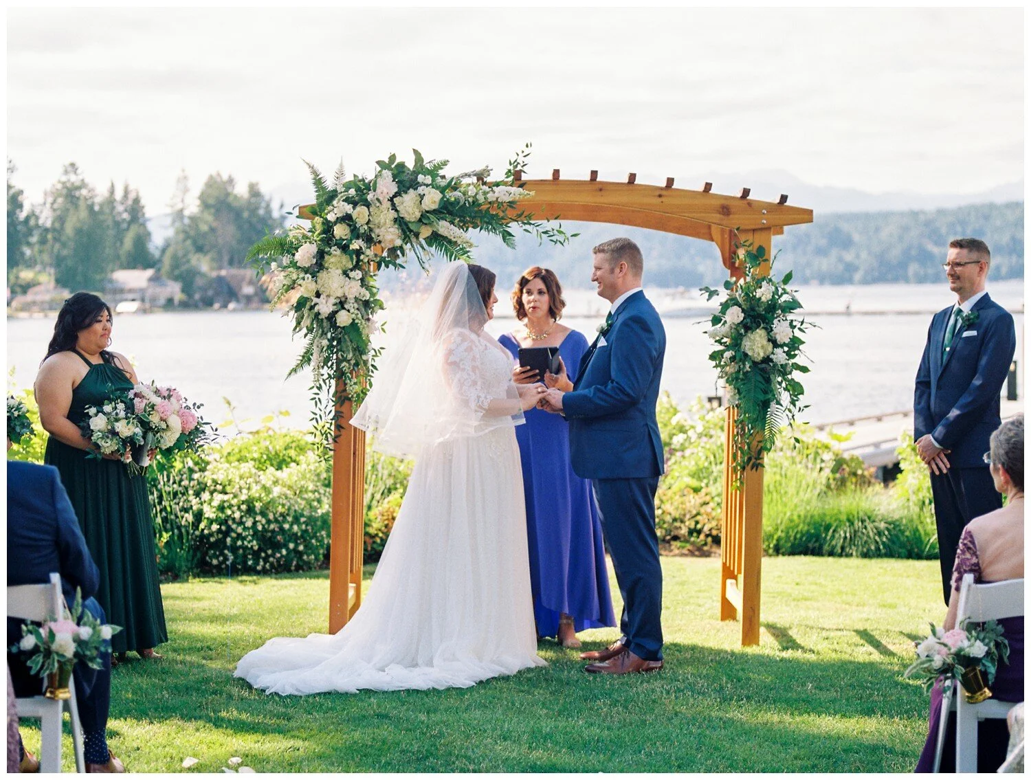 Waterfront Alderbrook Resort and Spa Destination Wedding