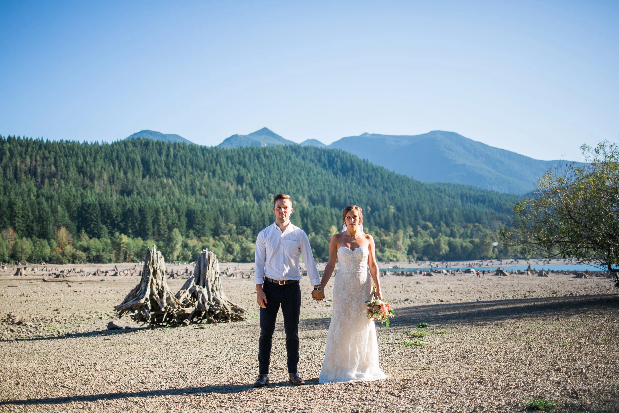 Adventurous Rattlesnake Ledge Hiking Elopement 